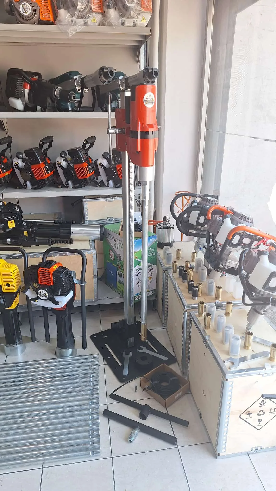 Karot ve El Sondaj Makinesi 5,5 Hp Profesyonel Güçlü Motoru