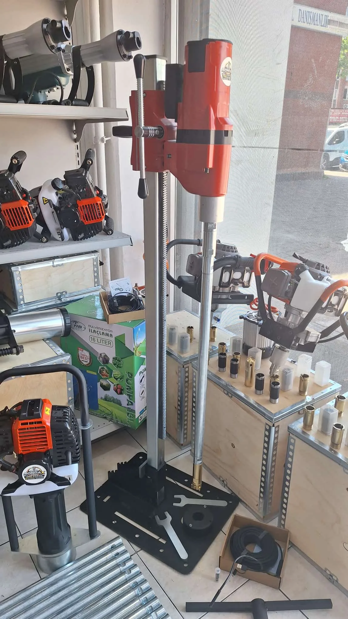 Karot ve El Sondaj Makinesi 5,5 Hp Profesyonel Güçlü Motoru